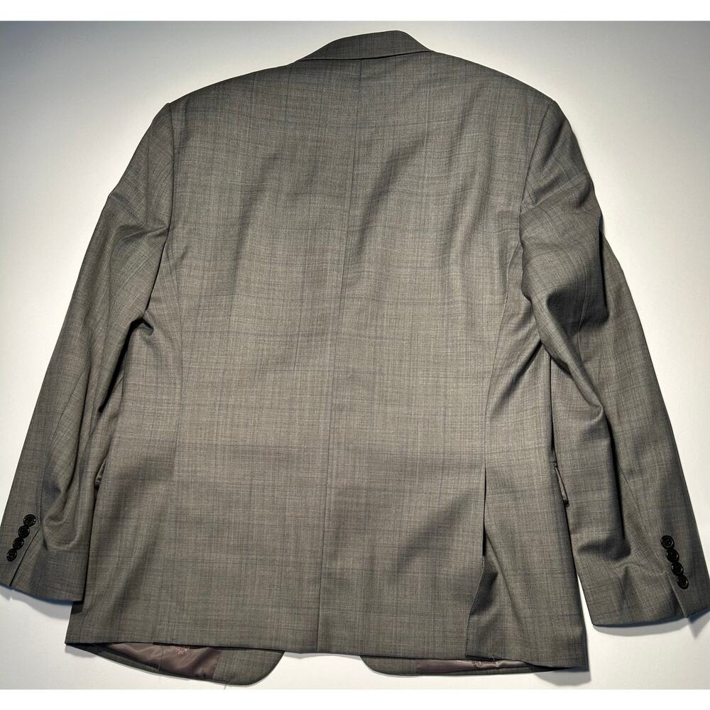 Lauren Ralph Lauren Men’s 42R Gray Wool Blend Suit Windowpane Check 36x30 - Picture 4 of 10